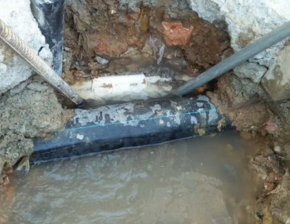 上街测漏水之水管漏水